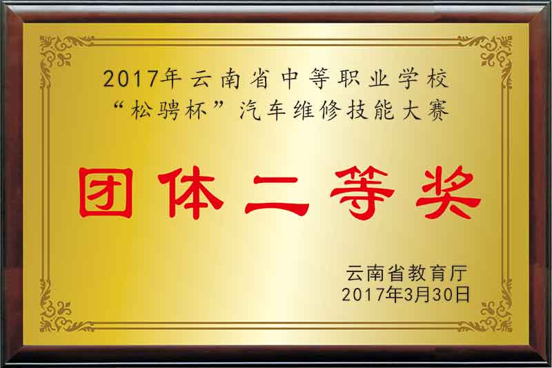 2017年云南省中等职业学校松骋杯汽车维修技能大赛