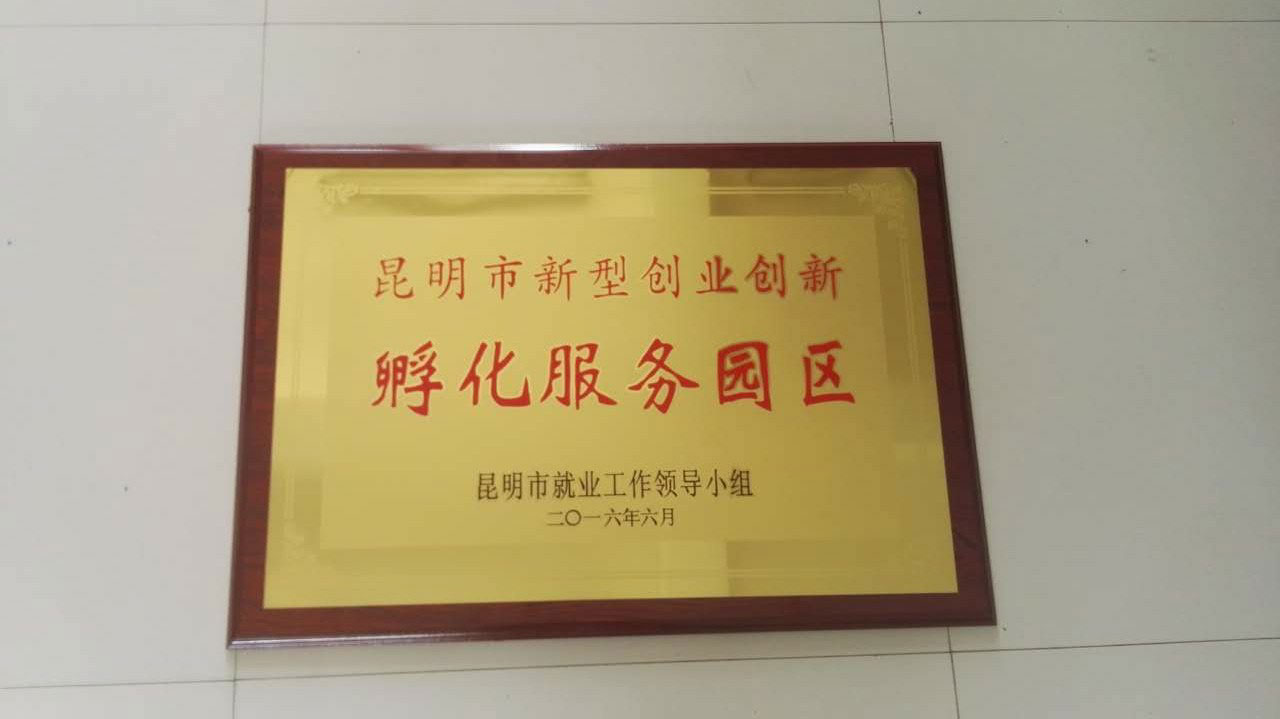 昆明市新型创业创新孵化服务园区