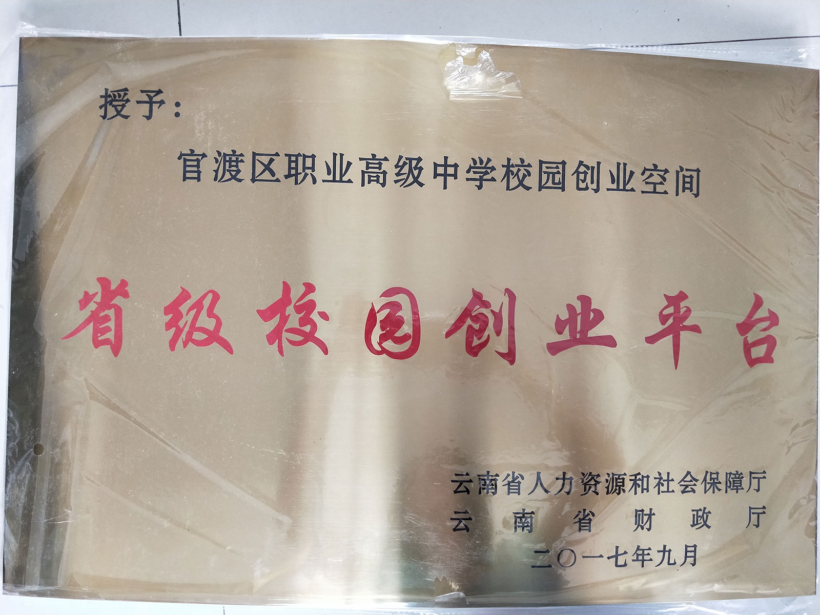 省级校园创业平台